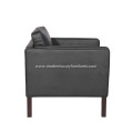 Mogensen Leather Easy chair Replica